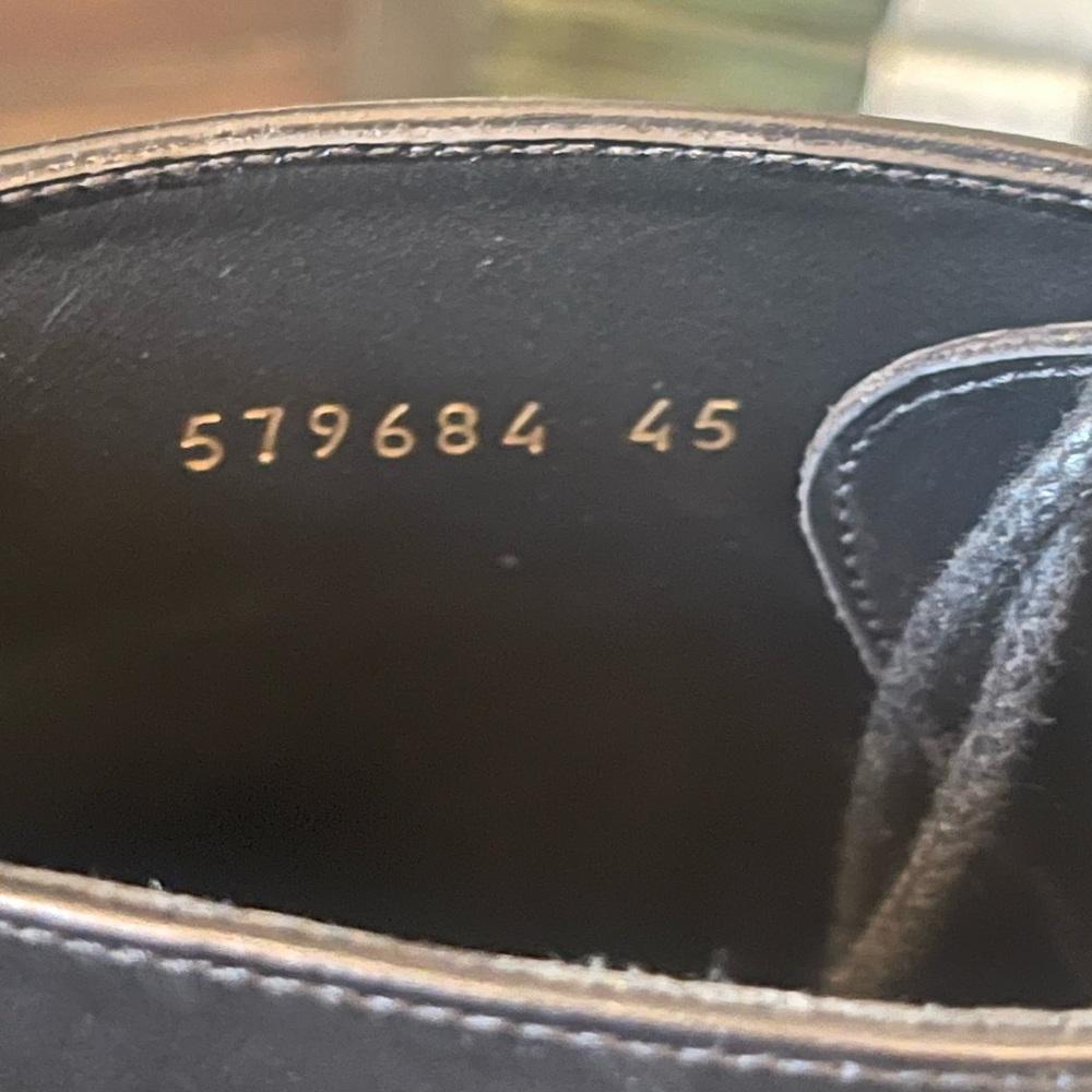 SOLD!! $1,100 Balenciaga Black Military Boots size US 12, EU 45 - Picture 4 of 11